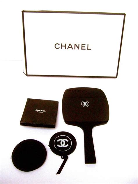 chanel black hand mirror|john lewis chanel compact mirror.